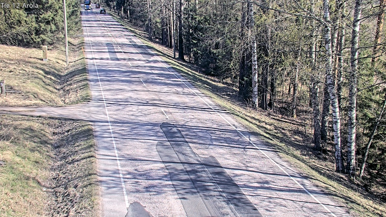 Weather Camera Image Väg 12 Nastola, Arola, Lahti, Päijät-Häme