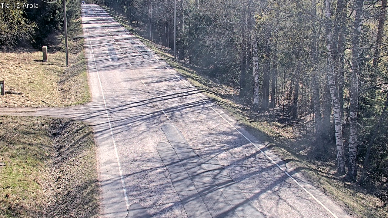Weather Camera Image Väg 12 Nastola, Arola, Lahti, Päijät-Häme