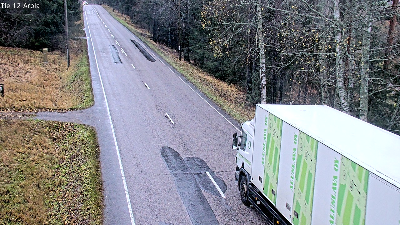 Weather Camera Image Väg 12 Nastola, Arola, Lahti, Päijät-Häme