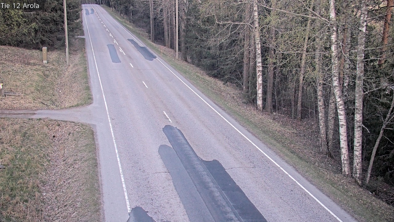 Weather Camera Image Väg 12 Nastola, Arola, Lahti, Päijät-Häme