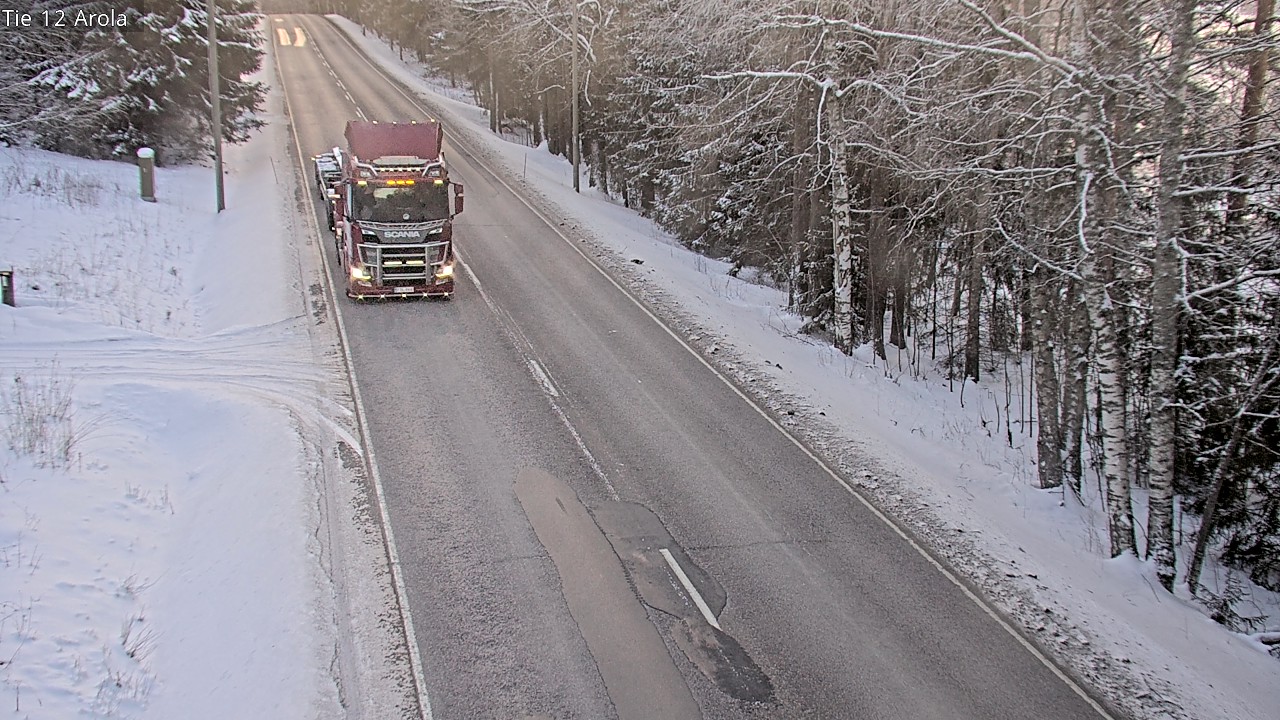 Weather Camera Image Road 12 Nastola, Arola, Lahti, Päijät-Häme
