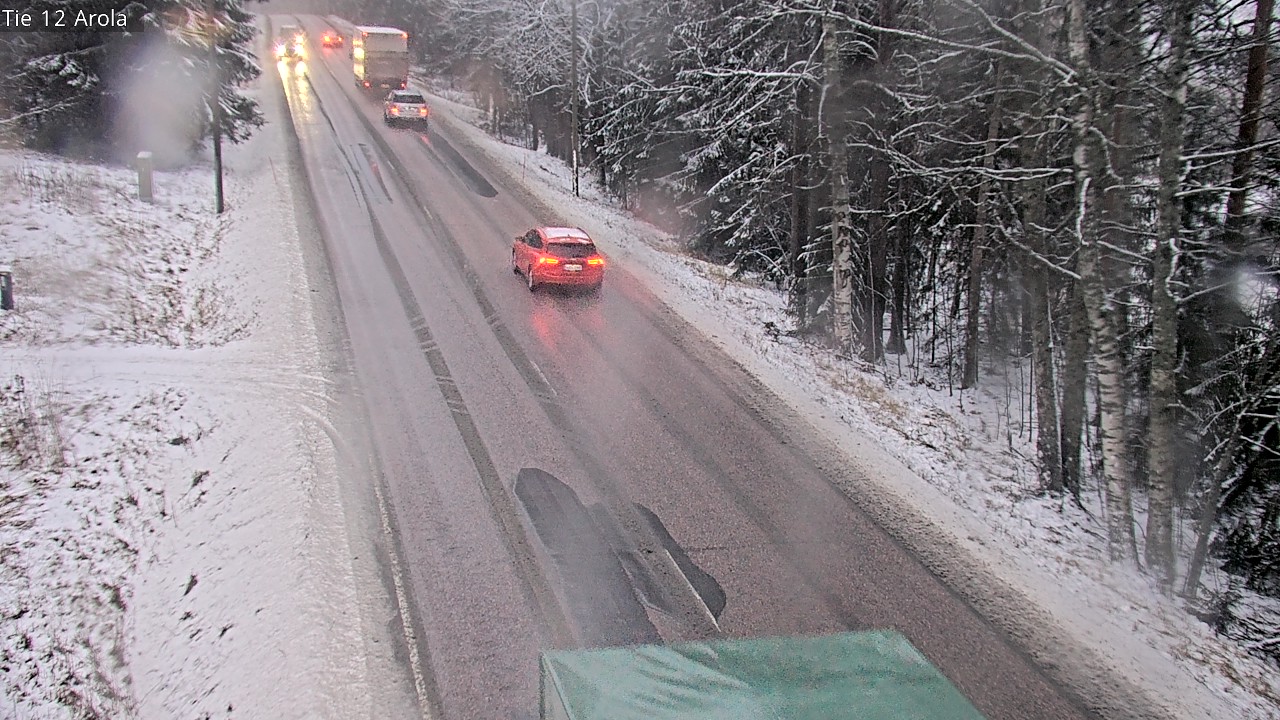 Weather Camera Image Väg 12 Nastola, Arola, Lahti, Päijät-Häme
