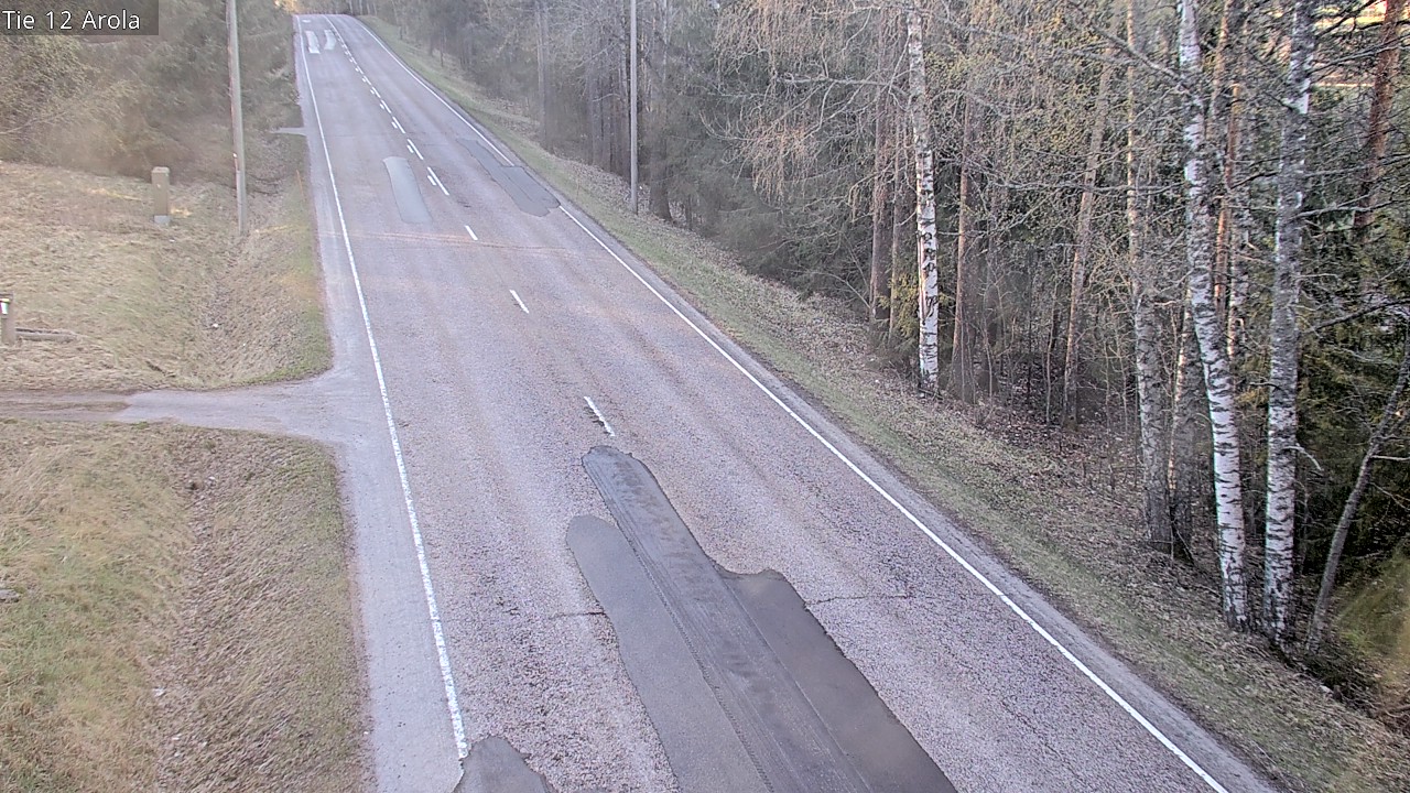 Weather Camera Image Väg 12 Nastola, Arola, Lahti, Päijät-Häme