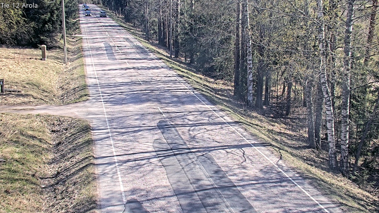 Weather Camera Image Väg 12 Nastola, Arola, Lahti, Päijät-Häme