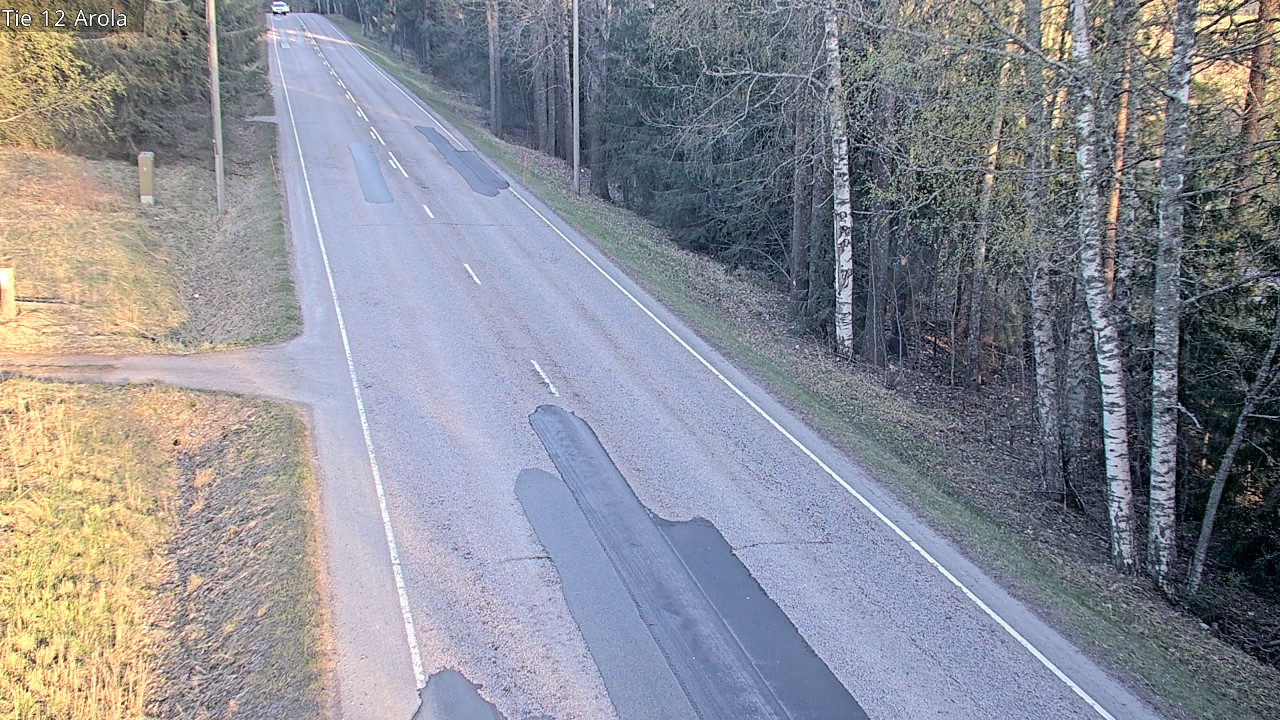 Weather Camera Image Väg 12 Nastola, Arola, Lahti, Päijät-Häme
