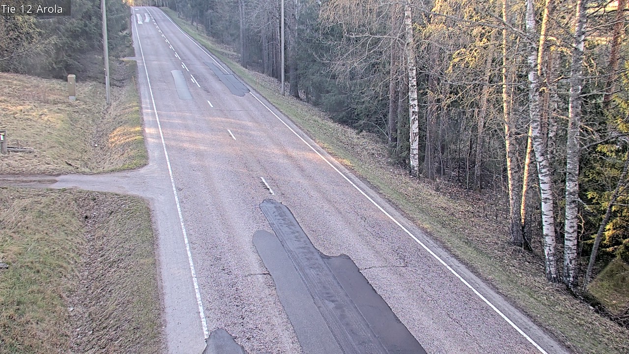 Weather Camera Image Väg 12 Nastola, Arola, Lahti, Päijät-Häme