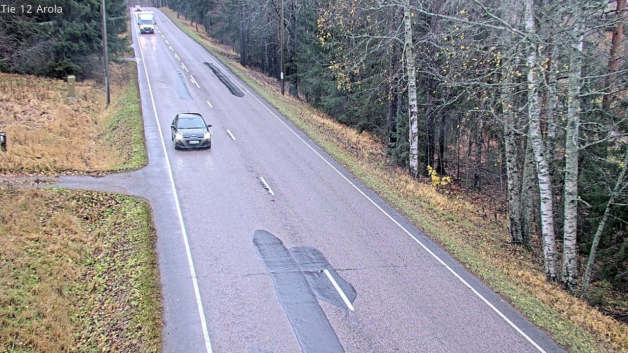 Weather Camera Image Väg 12 Nastola, Arola, Lahti, Päijät-Häme