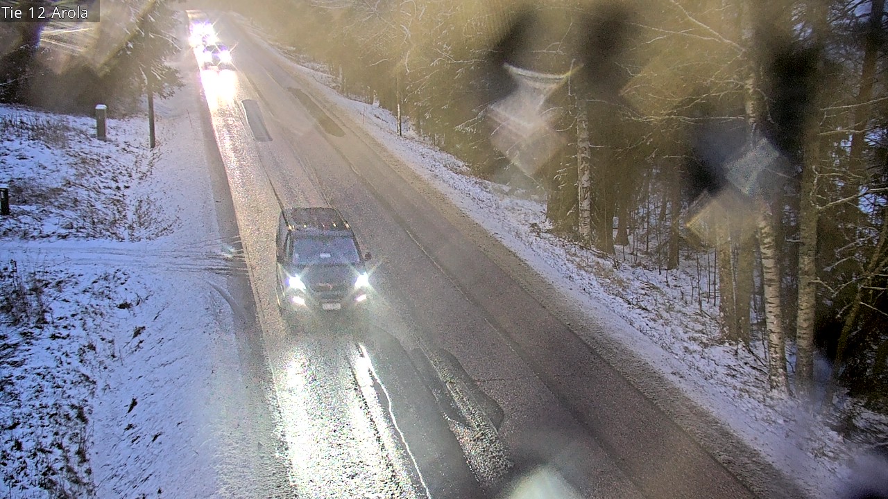 Weather Camera Image Väg 12 Nastola, Arola, Lahti, Päijät-Häme