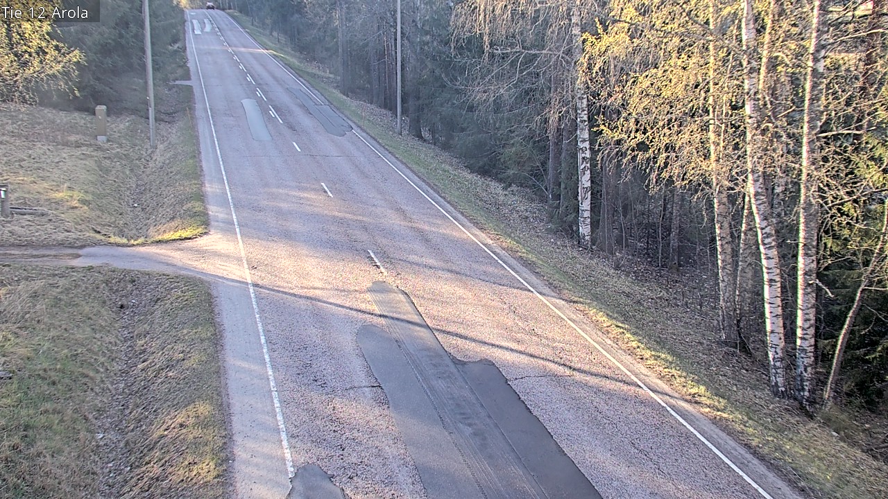 Weather Camera Image Väg 12 Nastola, Arola, Lahti, Päijät-Häme