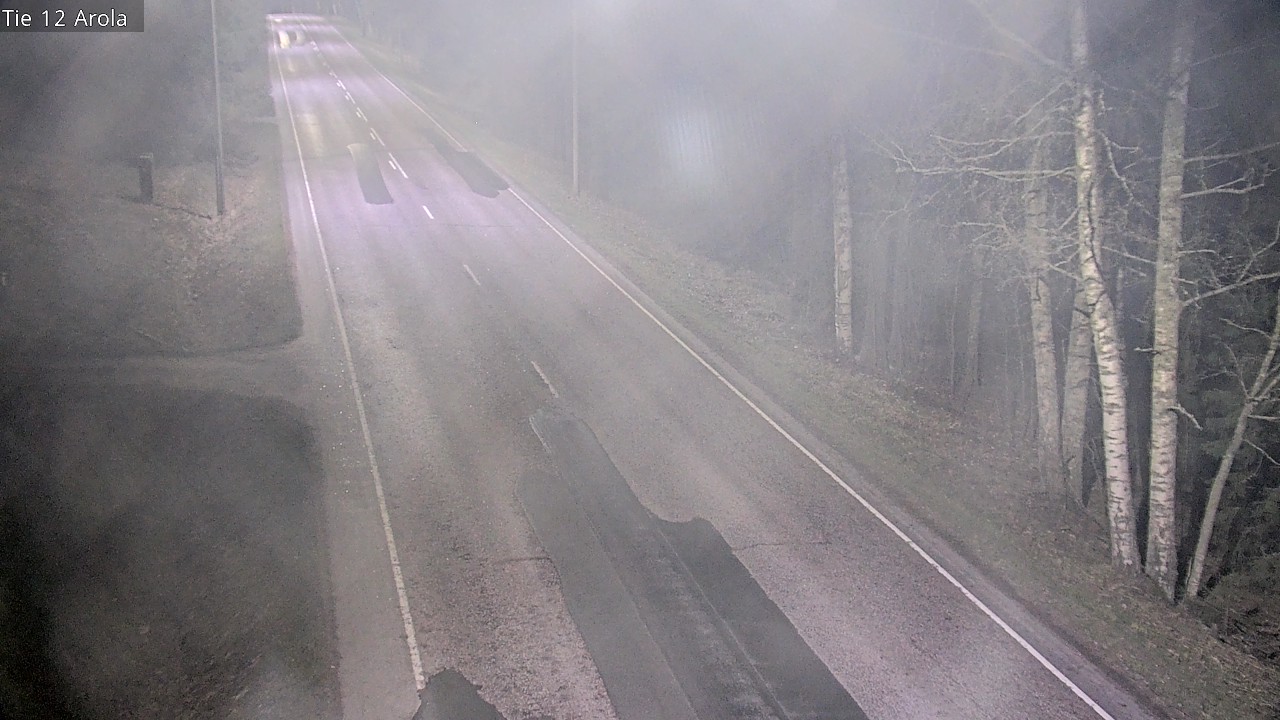 Weather Camera Image Väg 12 Nastola, Arola, Lahti, Päijät-Häme