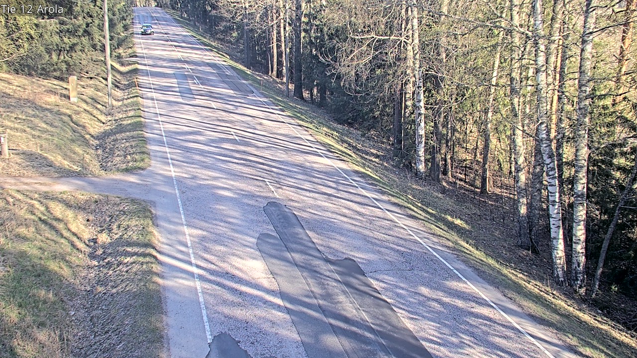 Weather Camera Image Väg 12 Nastola, Arola, Lahti, Päijät-Häme