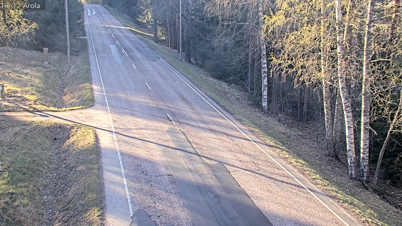 Weather Camera Image Väg 12 Nastola, Arola, Lahti, Päijät-Häme