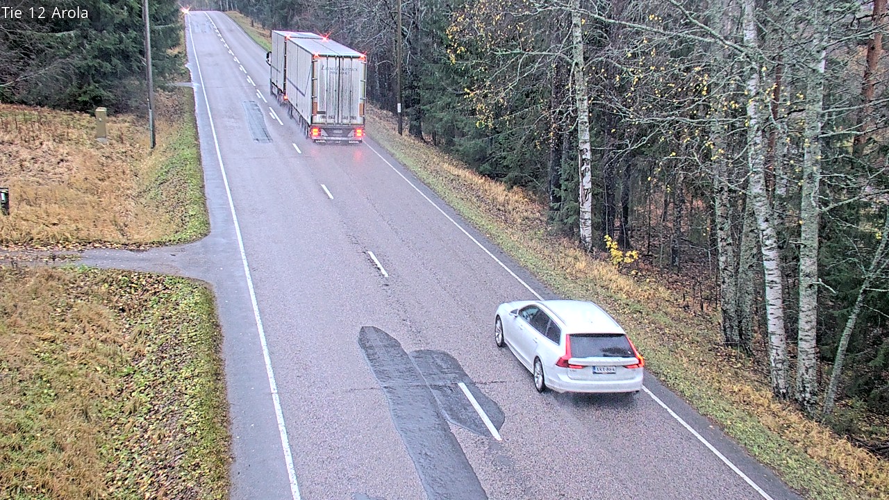 Weather Camera Image Väg 12 Nastola, Arola, Lahti, Päijät-Häme