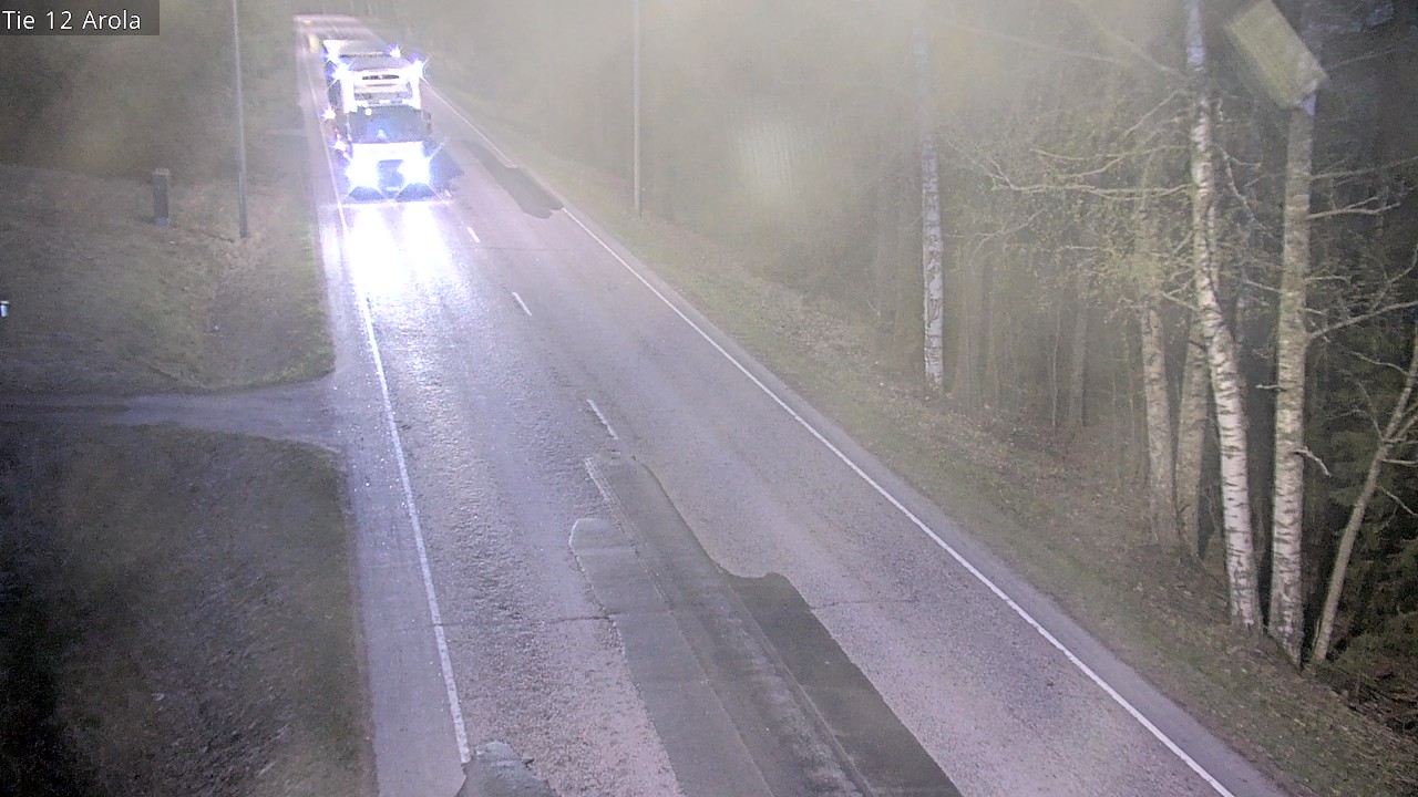 Weather Camera Image Väg 12 Nastola, Arola, Lahti, Päijät-Häme
