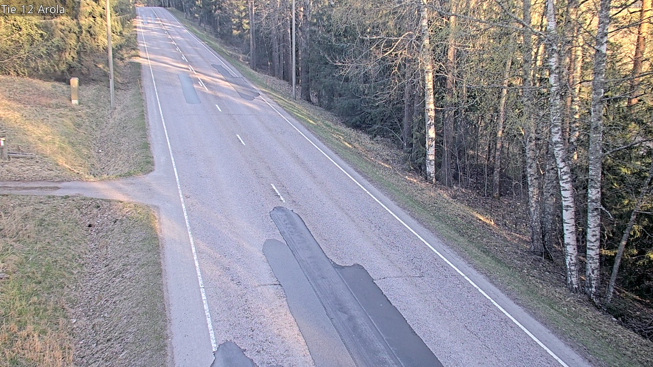 Weather Camera Image Väg 12 Nastola, Arola, Lahti, Päijät-Häme