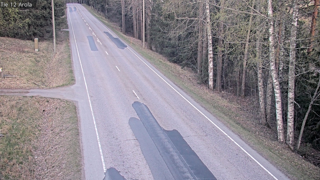 Weather Camera Image Väg 12 Nastola, Arola, Lahti, Päijät-Häme