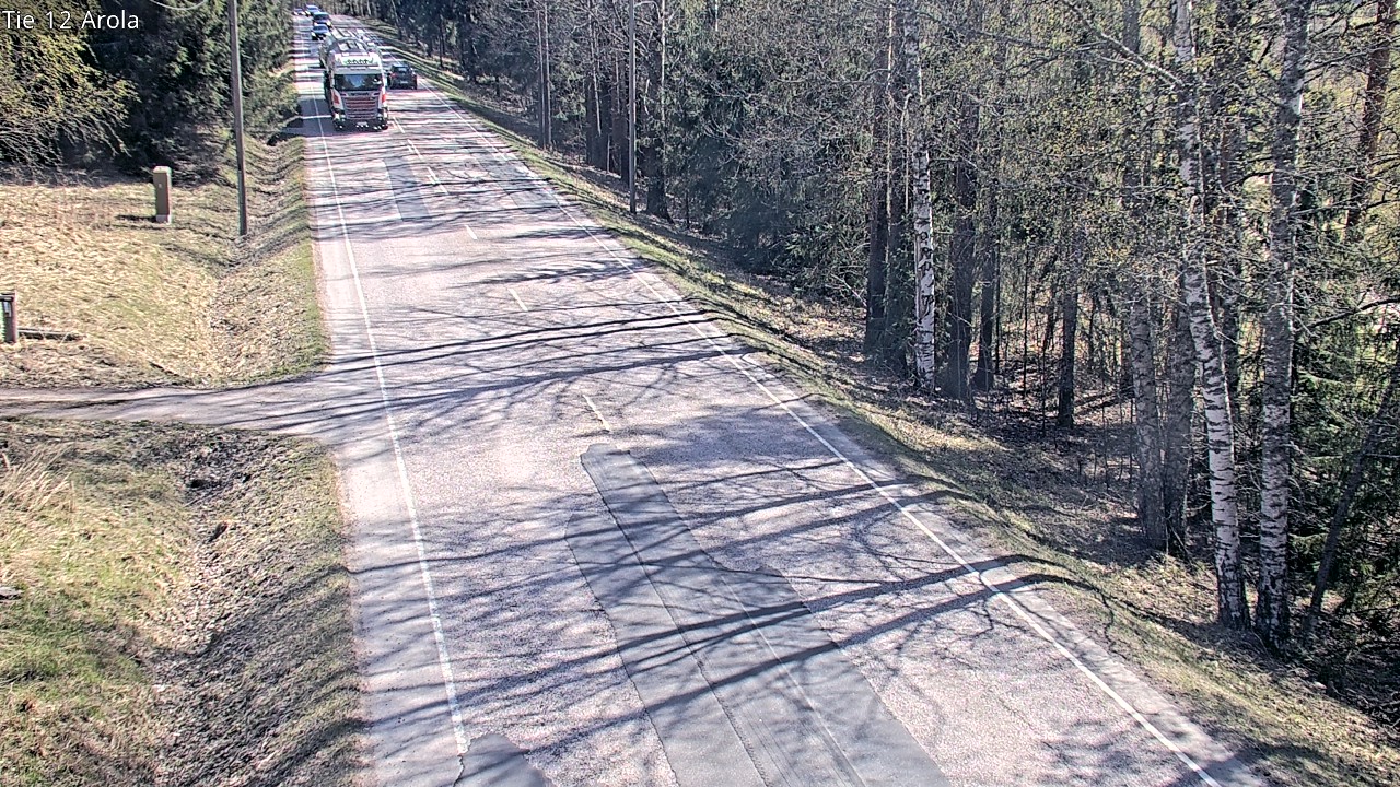Weather Camera Image Väg 12 Nastola, Arola, Lahti, Päijät-Häme