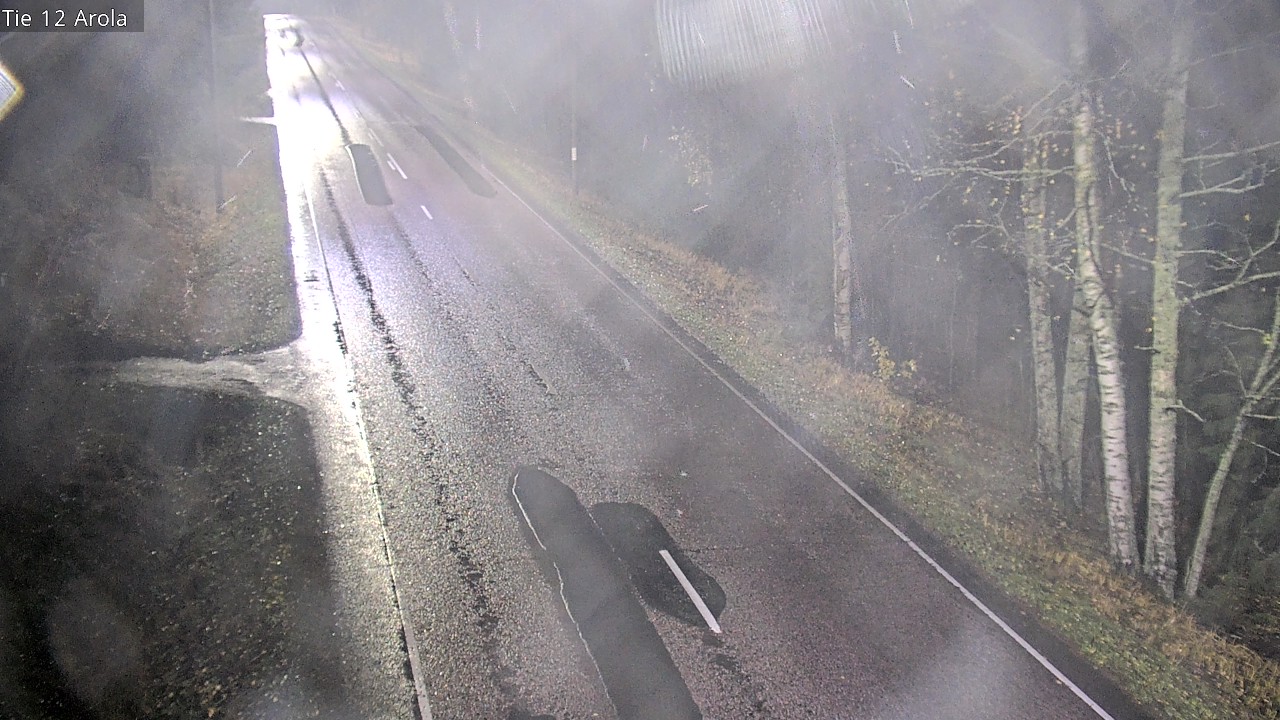 Weather Camera Image Väg 12 Nastola, Arola, Lahti, Päijät-Häme