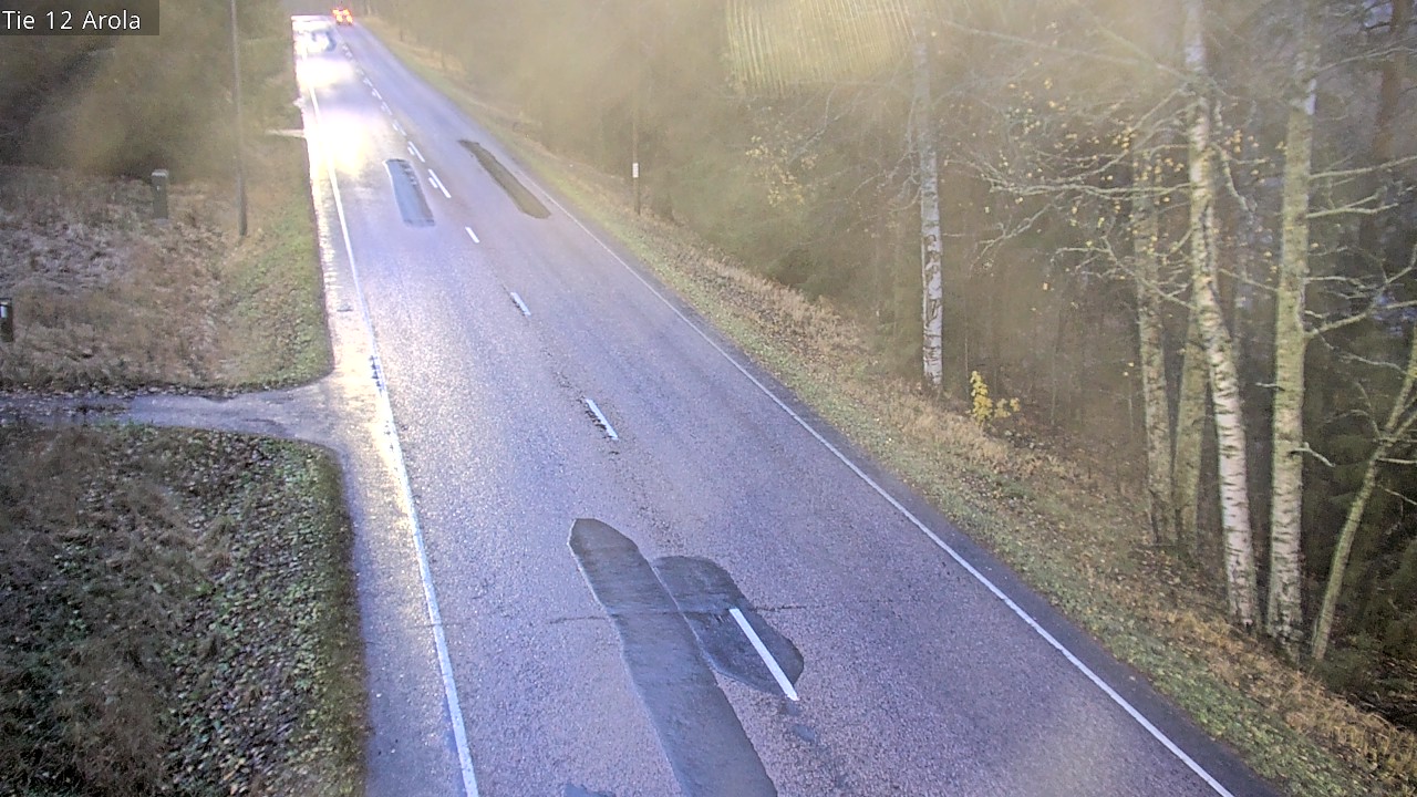 Weather Camera Image Väg 12 Nastola, Arola, Lahti, Päijät-Häme