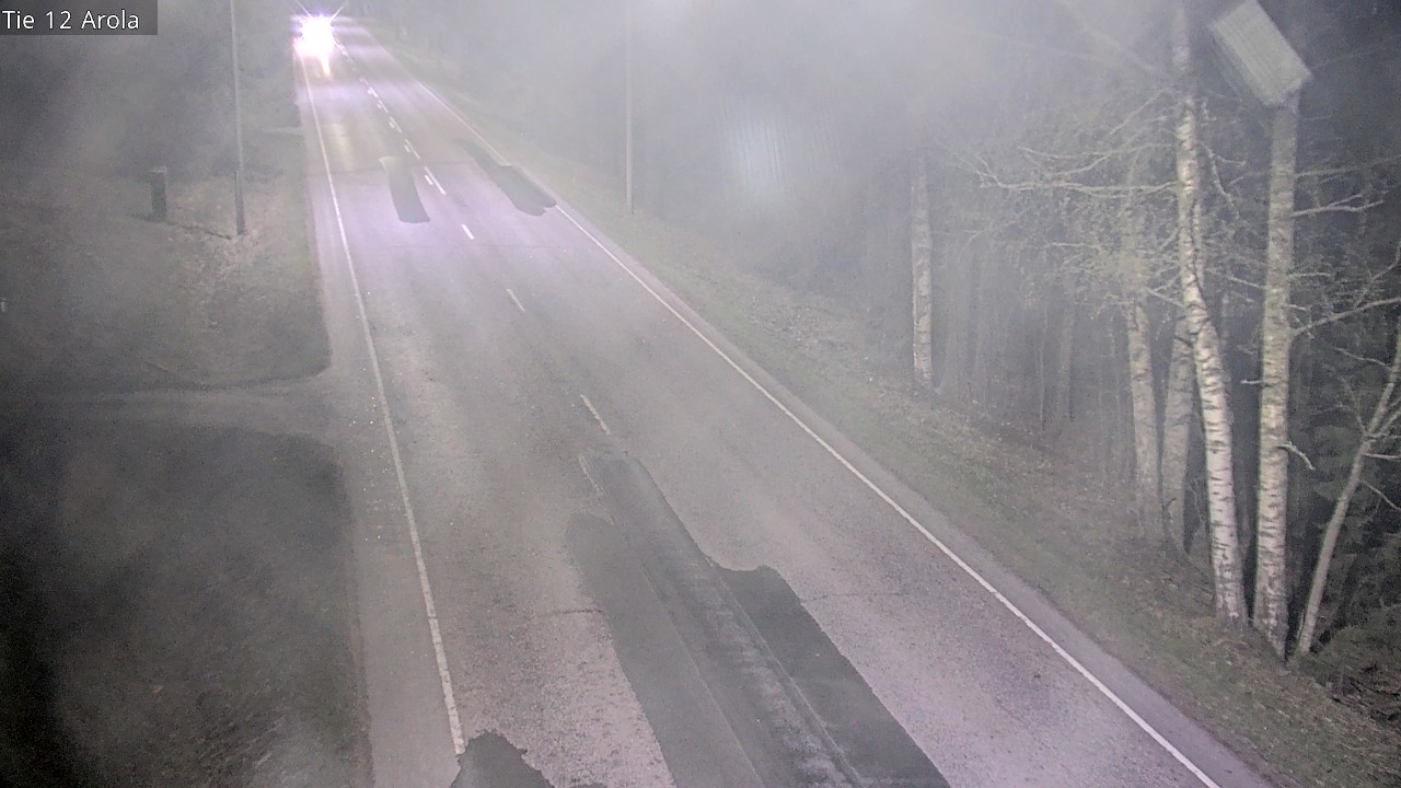 Weather Camera Image Väg 12 Nastola, Arola, Lahti, Päijät-Häme