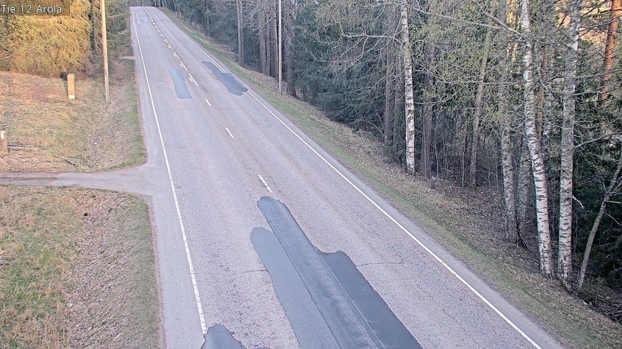 Weather Camera Image Väg 12 Nastola, Arola, Lahti, Päijät-Häme