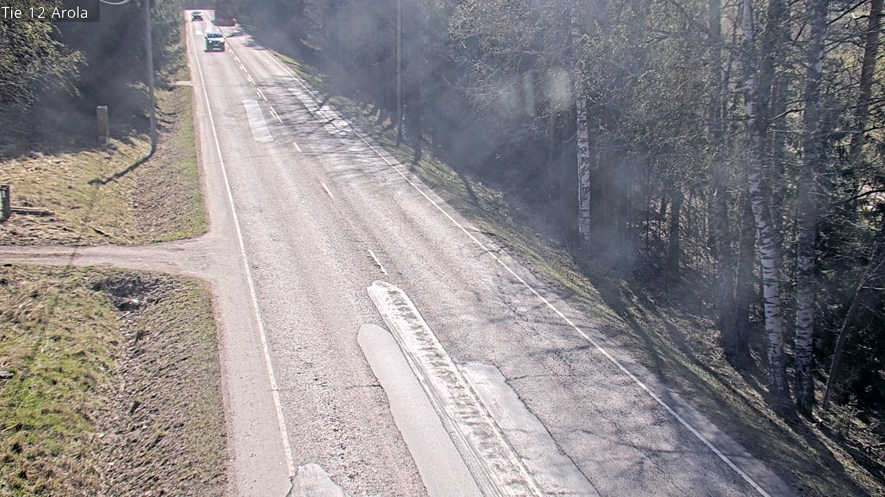 Weather Camera Image Väg 12 Nastola, Arola, Lahti, Päijät-Häme