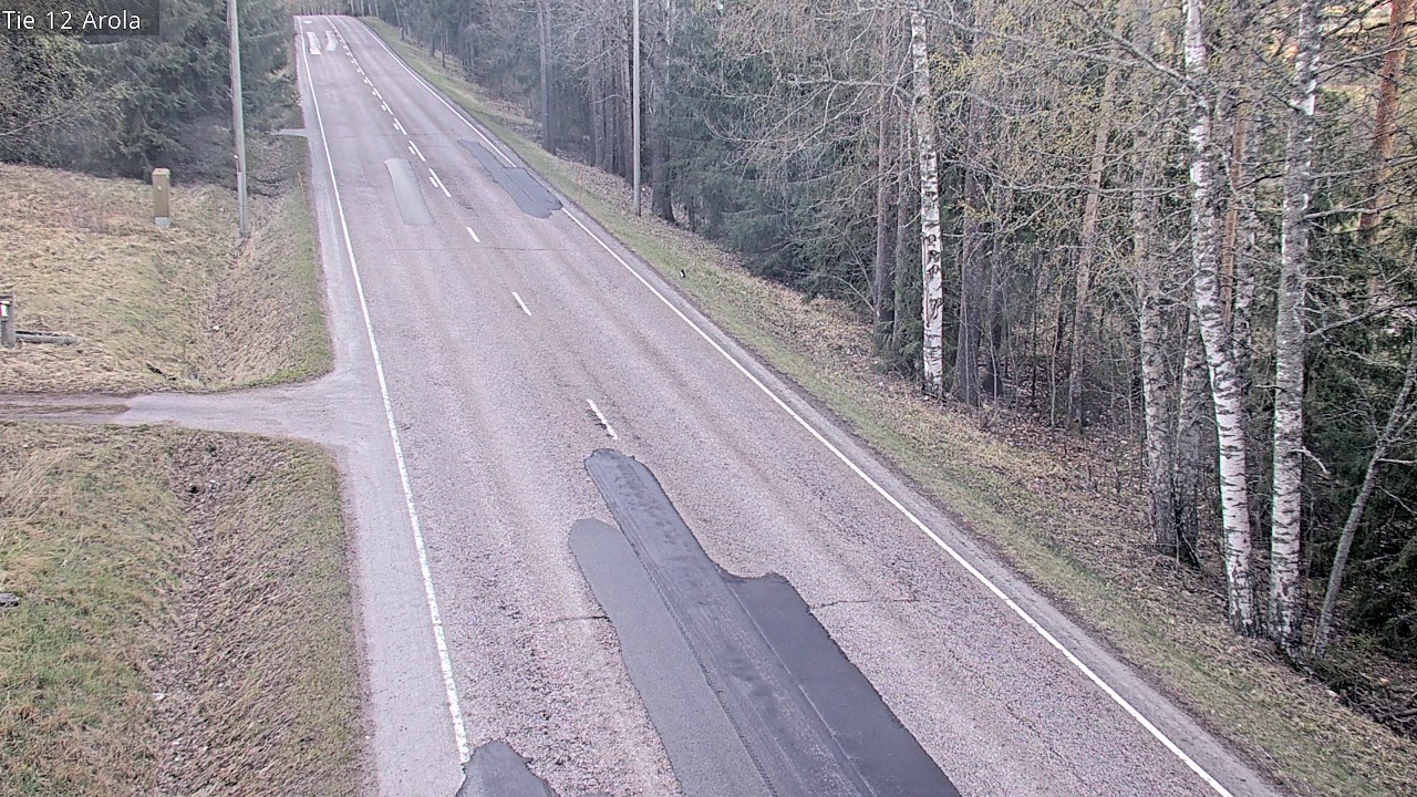 Weather Camera Image Väg 12 Nastola, Arola, Lahti, Päijät-Häme