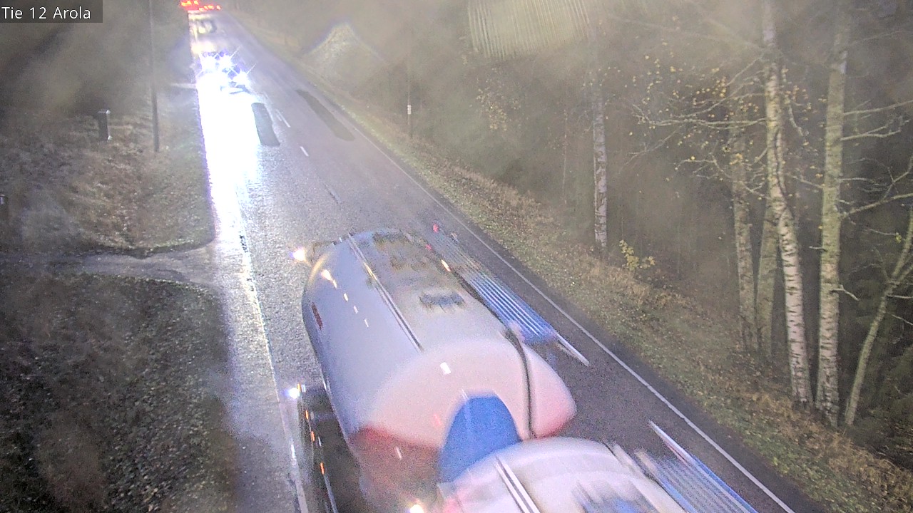 Weather Camera Image Väg 12 Nastola, Arola, Lahti, Päijät-Häme