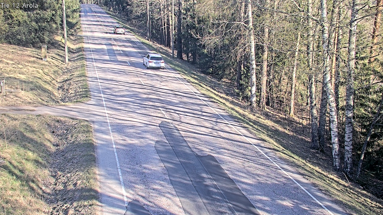 Weather Camera Image Väg 12 Nastola, Arola, Lahti, Päijät-Häme