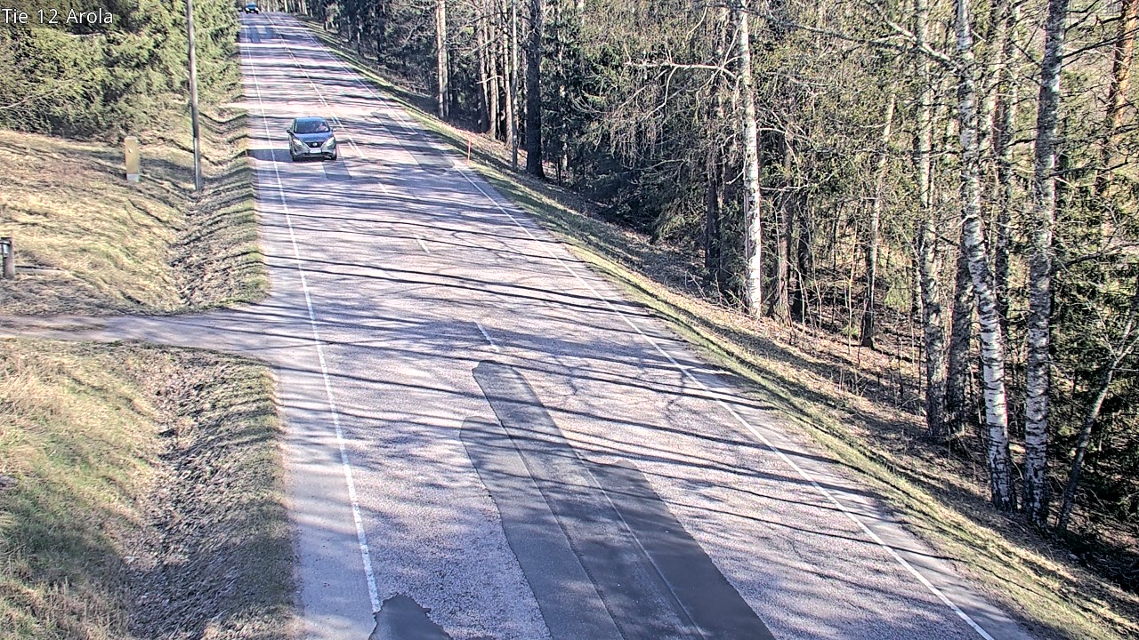 Weather Camera Image Väg 12 Nastola, Arola, Lahti, Päijät-Häme