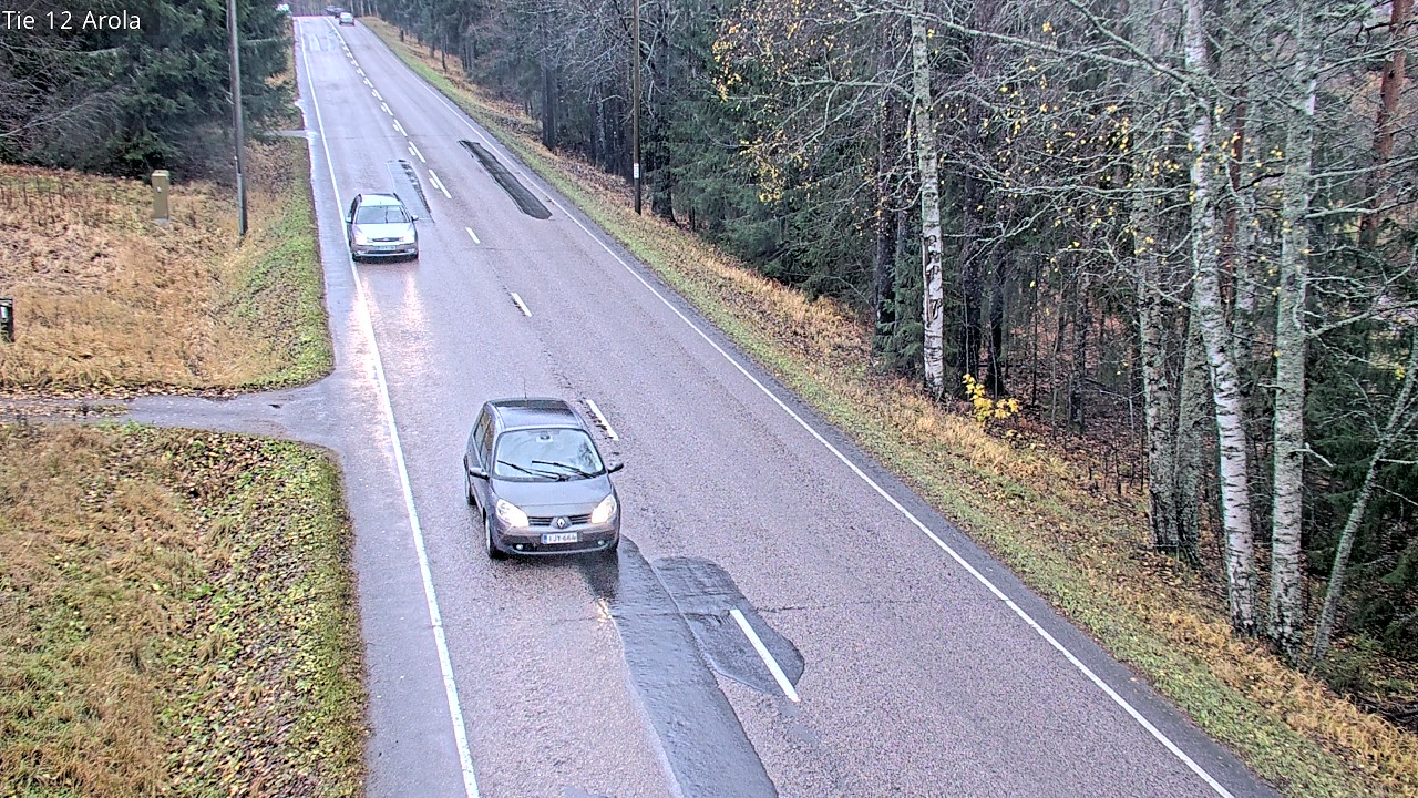 Weather Camera Image Väg 12 Nastola, Arola, Lahti, Päijät-Häme