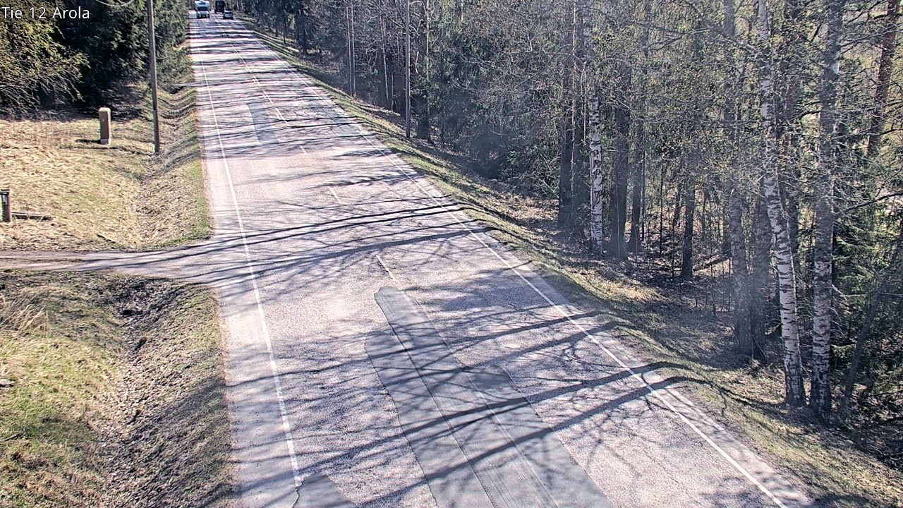 Weather Camera Image Väg 12 Nastola, Arola, Lahti, Päijät-Häme