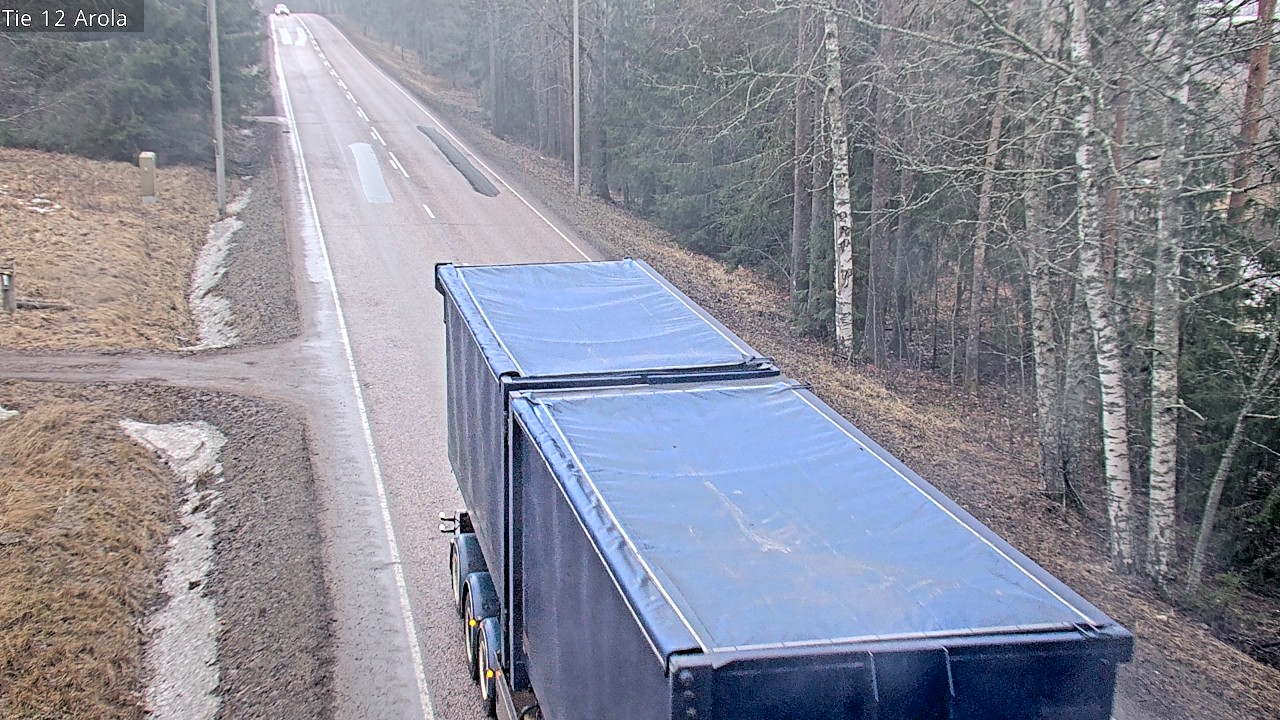 Weather Camera Image Road 12 Nastola, Arola, Lahti, Päijät-Häme