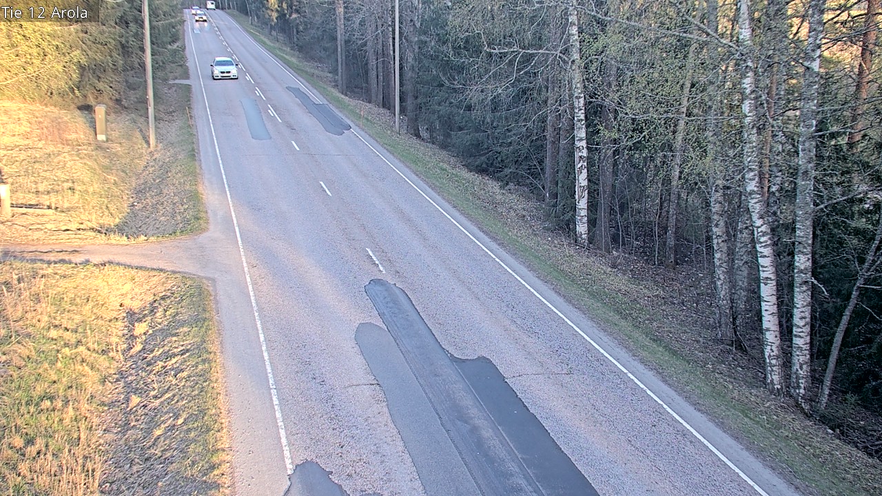 Weather Camera Image Väg 12 Nastola, Arola, Lahti, Päijät-Häme