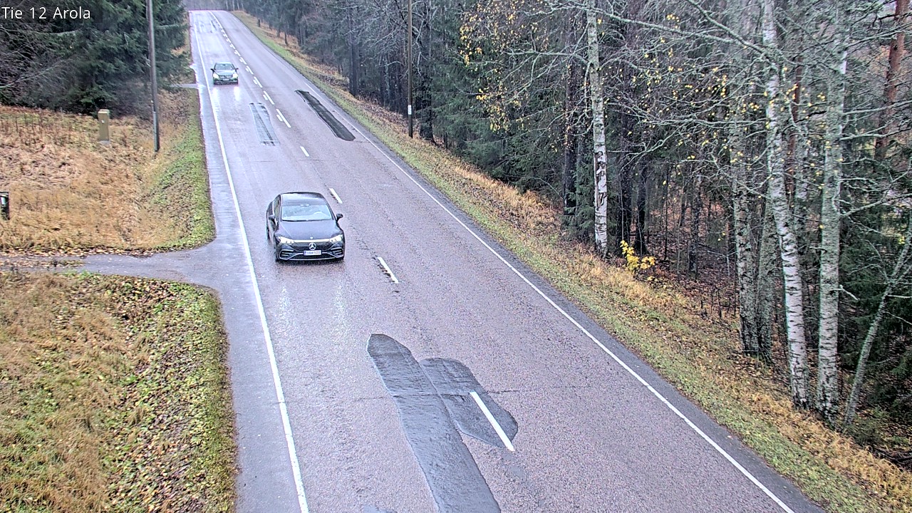 Weather Camera Image Väg 12 Nastola, Arola, Lahti, Päijät-Häme