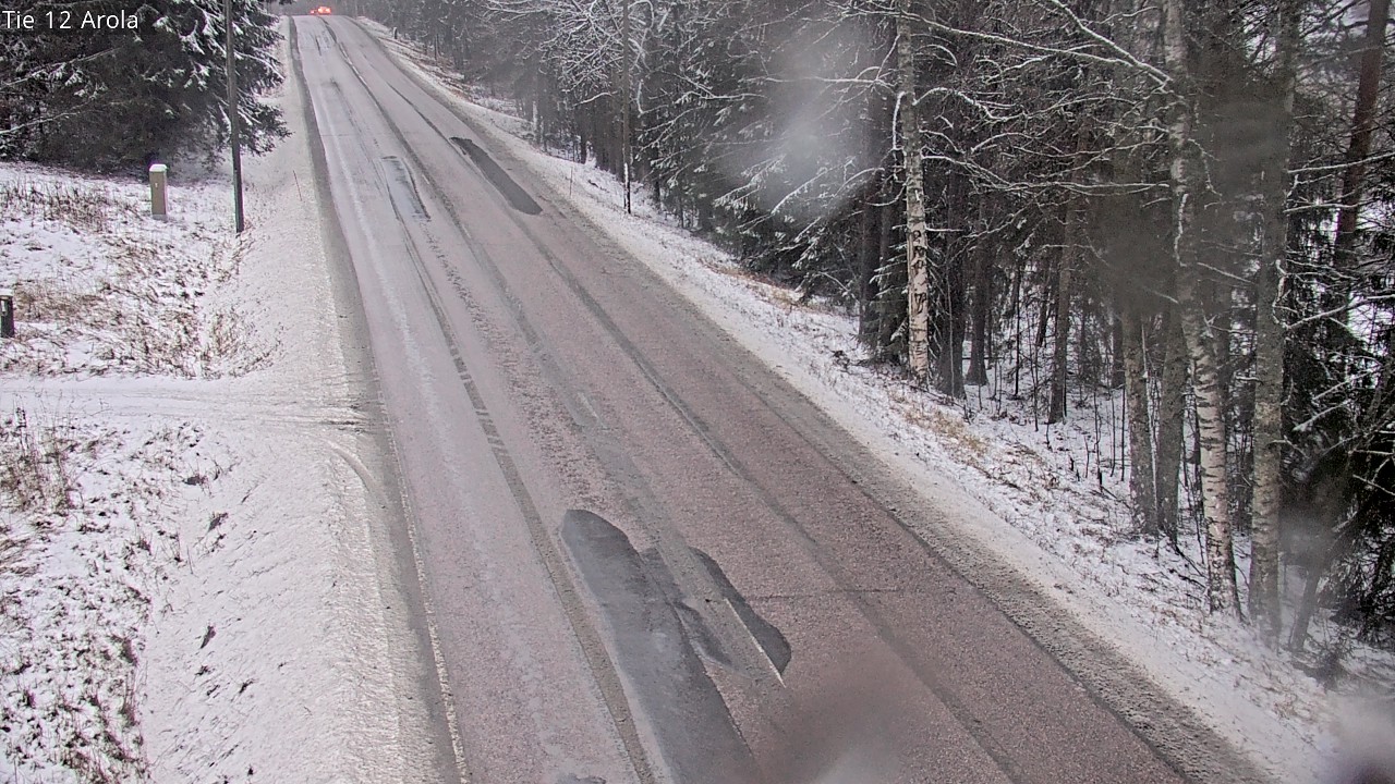 Weather Camera Image Väg 12 Nastola, Arola, Lahti, Päijät-Häme