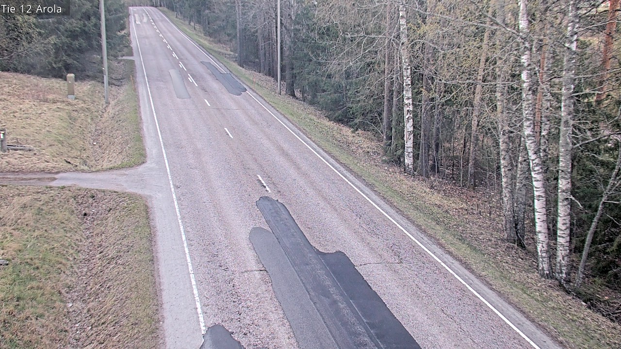 Weather Camera Image Väg 12 Nastola, Arola, Lahti, Päijät-Häme