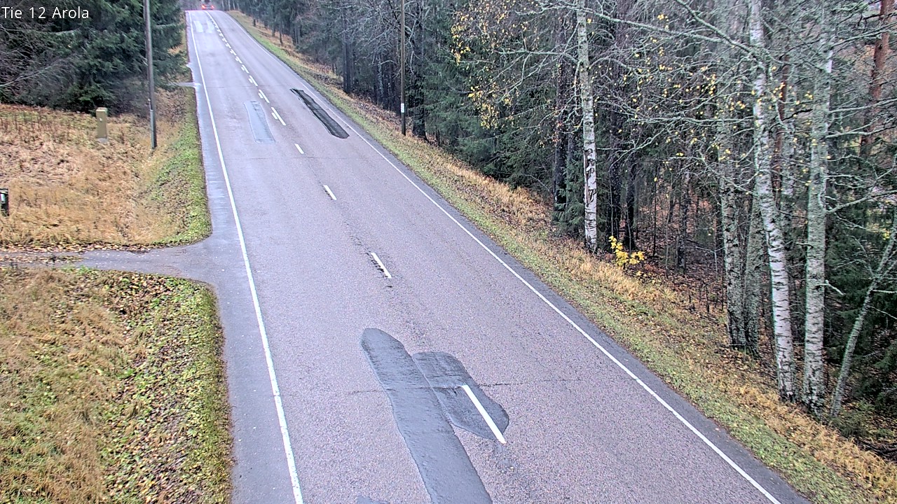 Weather Camera Image Väg 12 Nastola, Arola, Lahti, Päijät-Häme