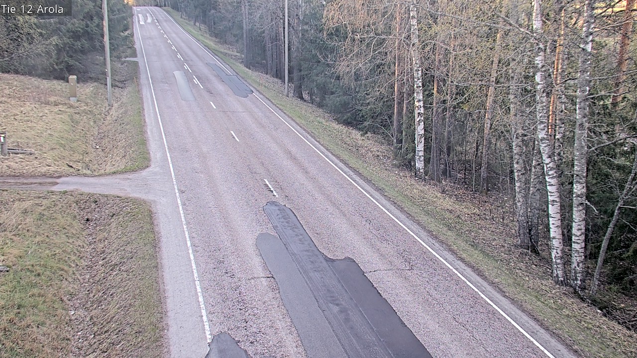 Weather Camera Image Väg 12 Nastola, Arola, Lahti, Päijät-Häme