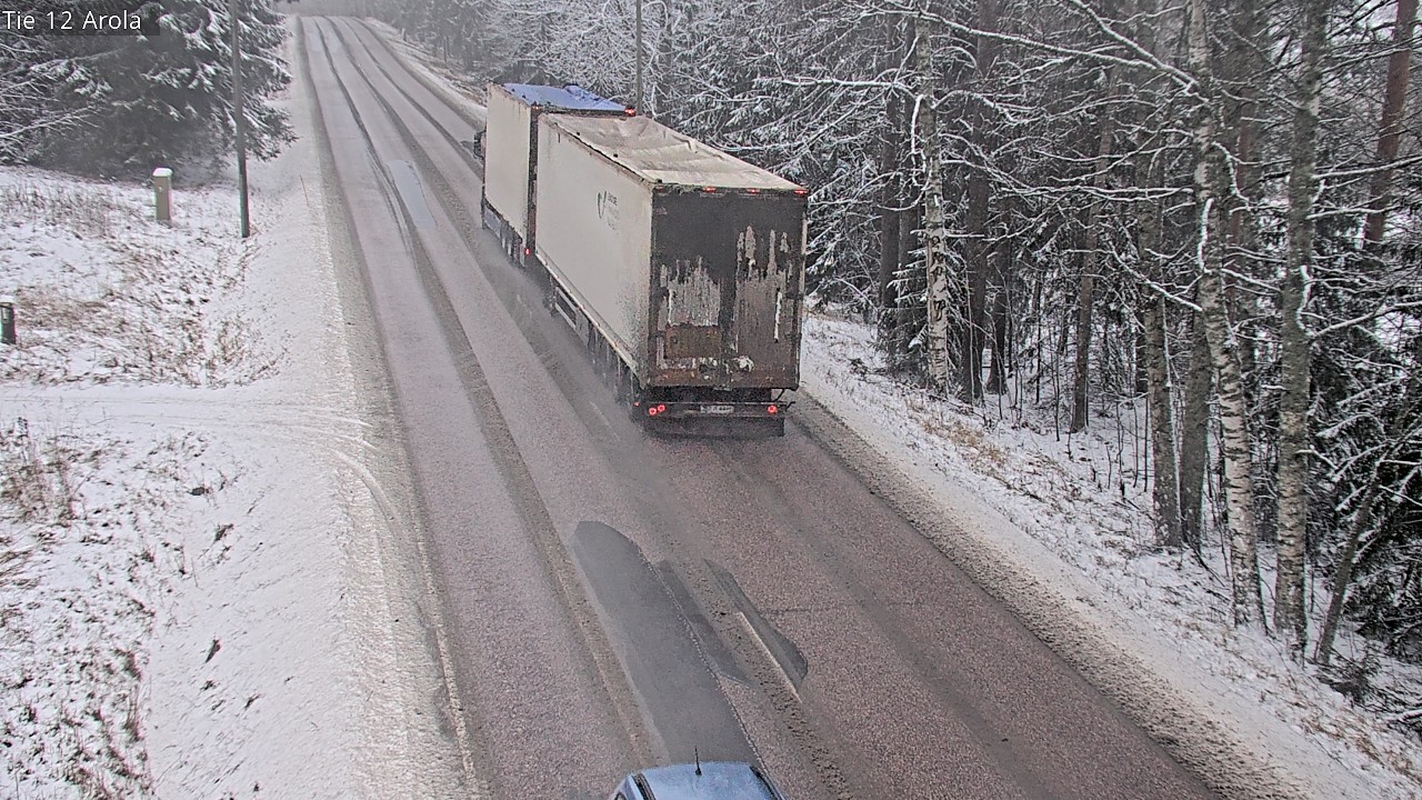 Weather Camera Image Väg 12 Nastola, Arola, Lahti, Päijät-Häme