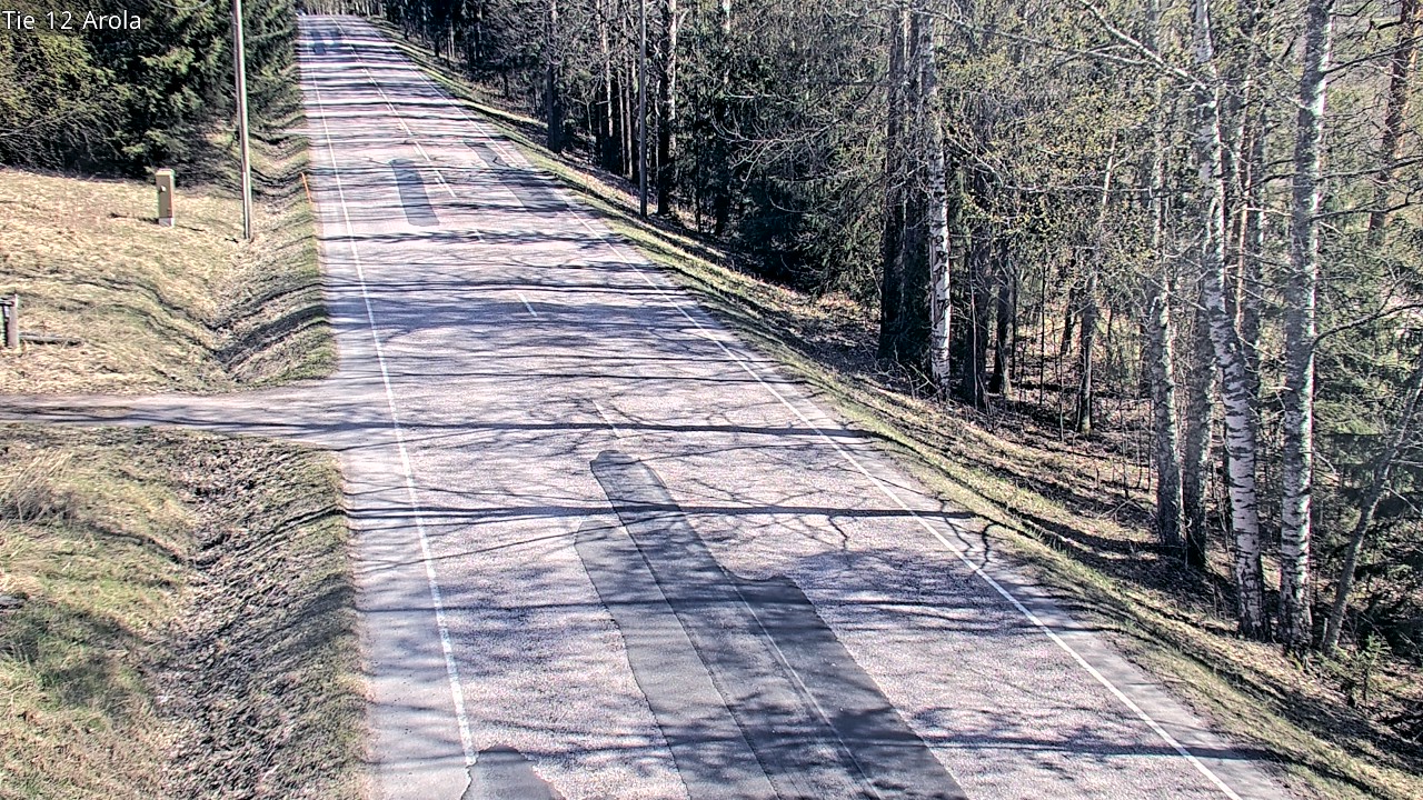 Weather Camera Image Väg 12 Nastola, Arola, Lahti, Päijät-Häme