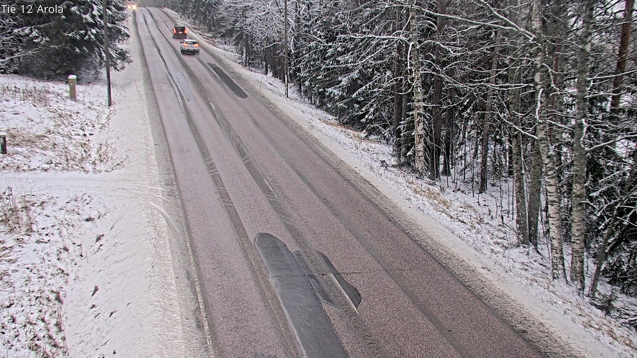 Weather Camera Image Väg 12 Nastola, Arola, Lahti, Päijät-Häme