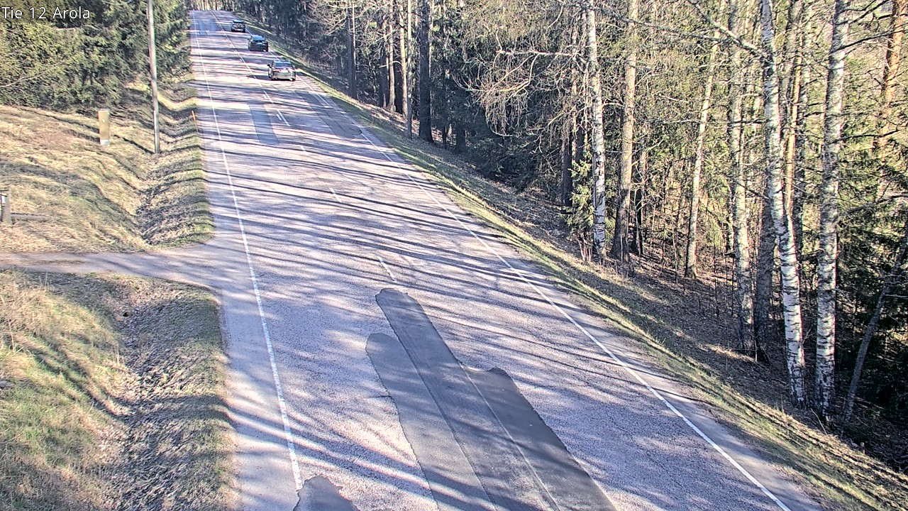 Weather Camera Image Väg 12 Nastola, Arola, Lahti, Päijät-Häme