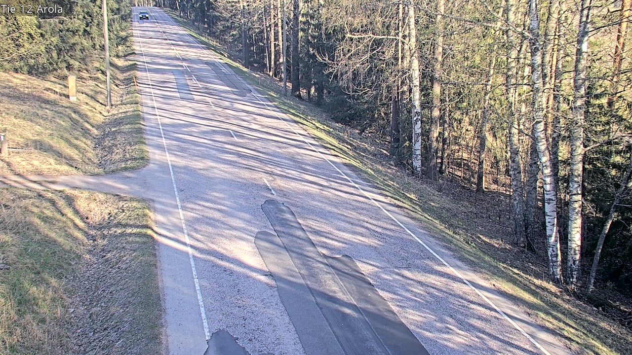 Weather Camera Image Väg 12 Nastola, Arola, Lahti, Päijät-Häme