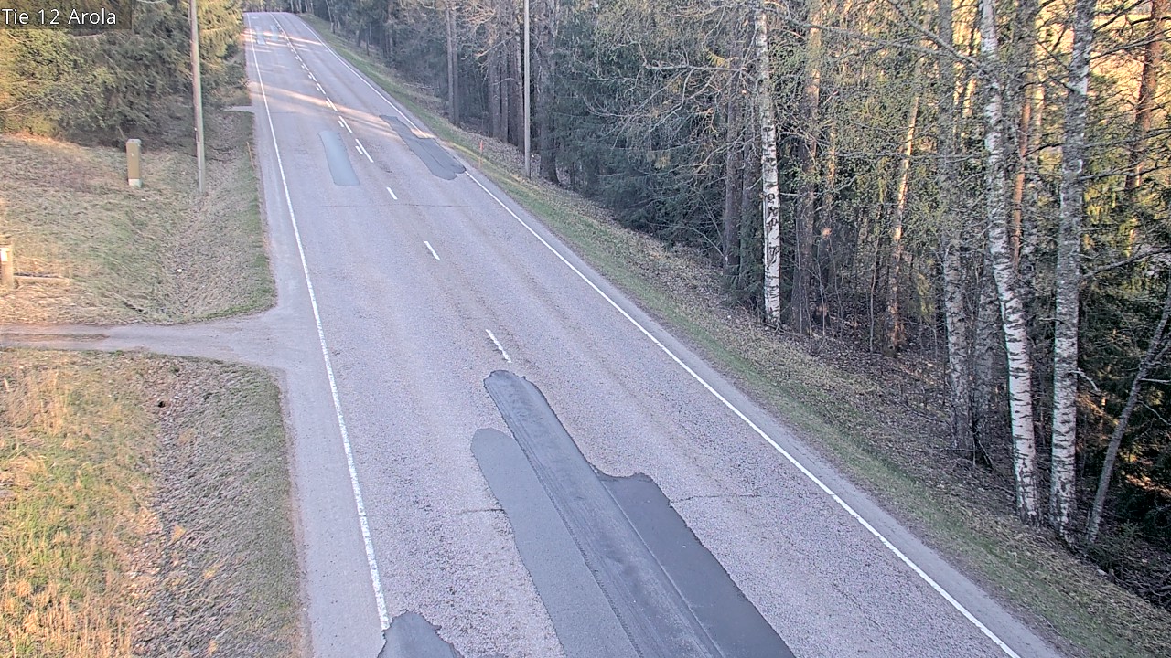 Weather Camera Image Väg 12 Nastola, Arola, Lahti, Päijät-Häme
