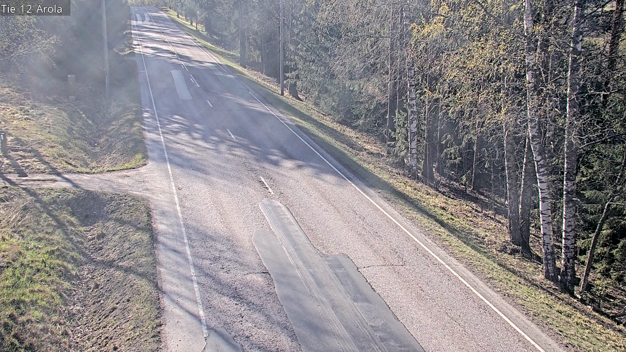 Weather Camera Image Väg 12 Nastola, Arola, Lahti, Päijät-Häme