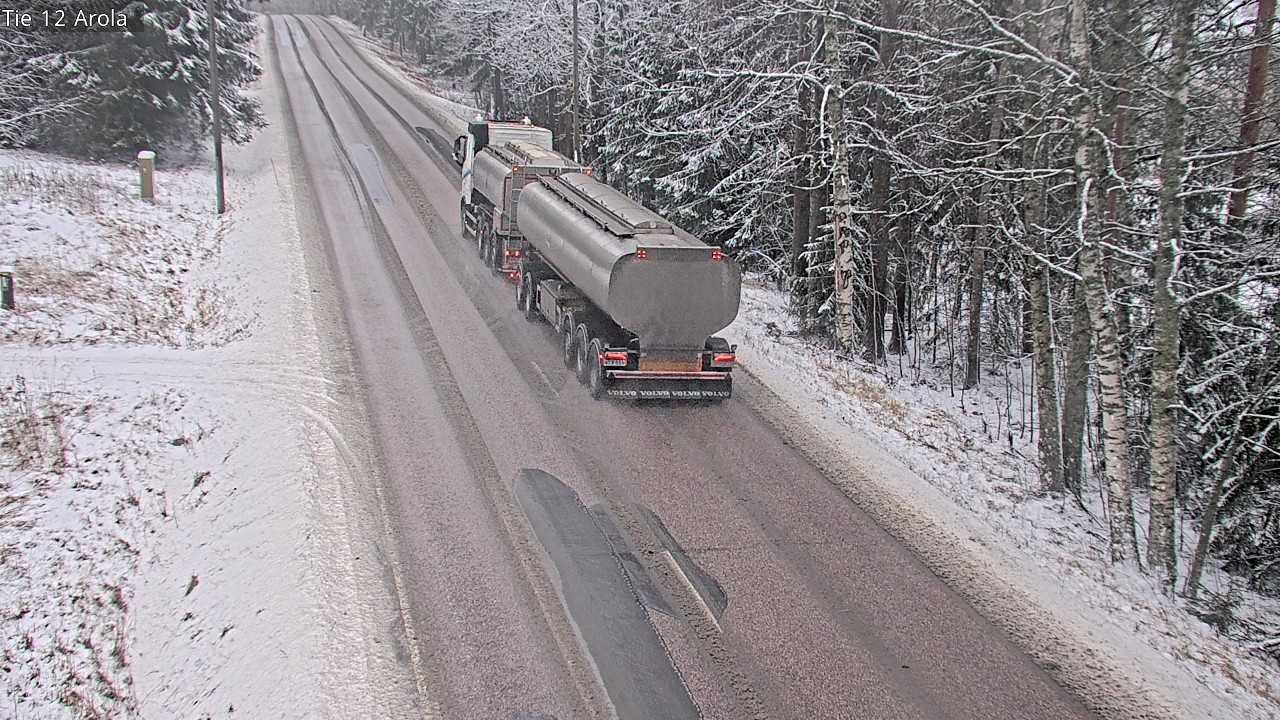 Weather Camera Image Väg 12 Nastola, Arola, Lahti, Päijät-Häme