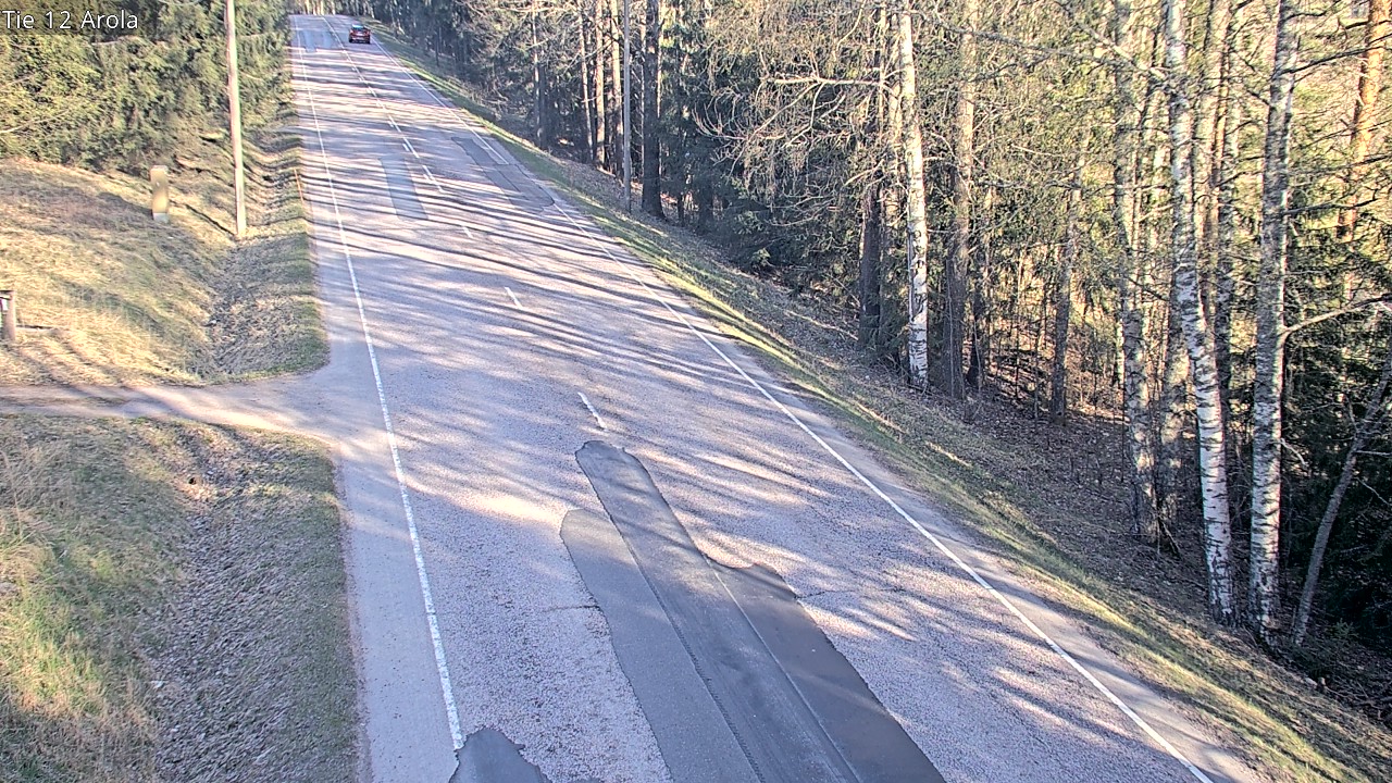 Weather Camera Image Väg 12 Nastola, Arola, Lahti, Päijät-Häme