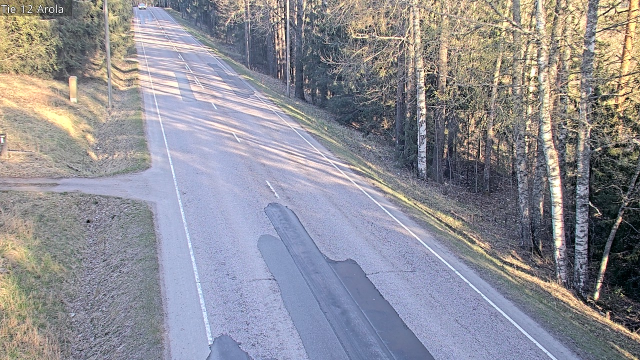 Weather Camera Image Väg 12 Nastola, Arola, Lahti, Päijät-Häme