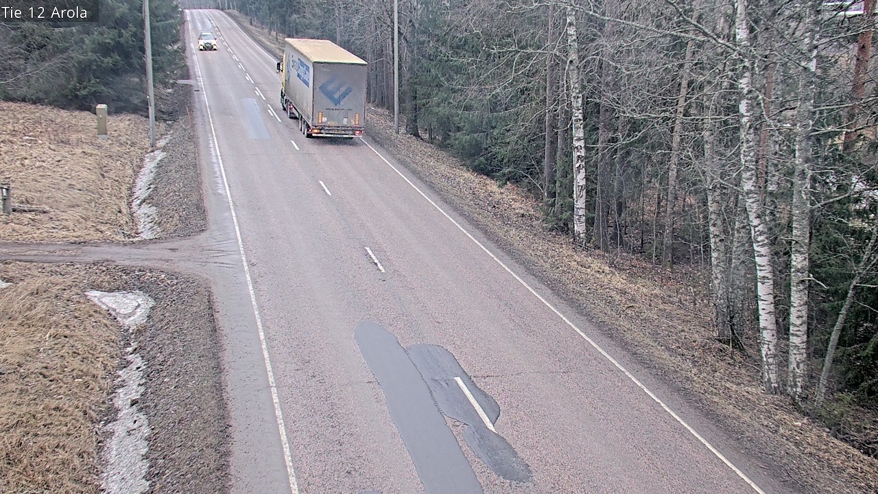 Weather Camera Image Road 12 Nastola, Arola, Lahti, Päijät-Häme
